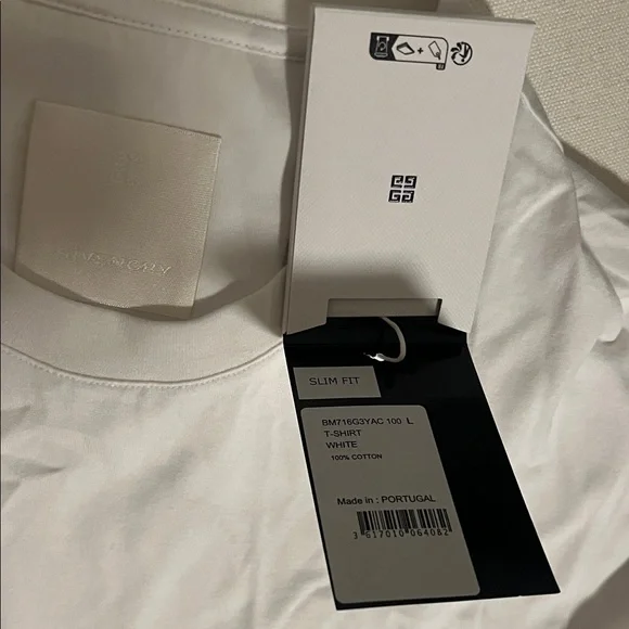 Givenchy White Short Sleeve Tee